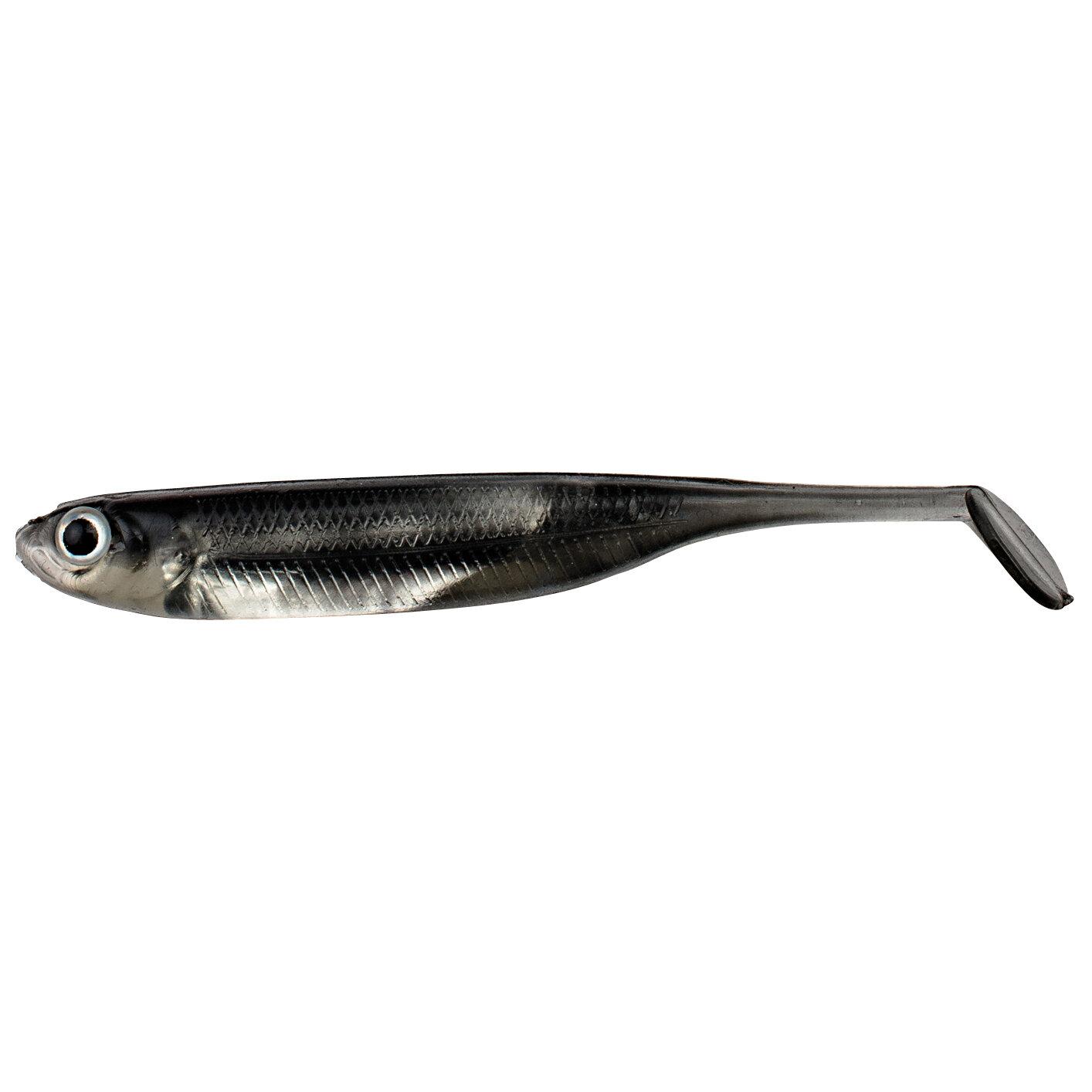 Behr Softbait Set Drop-Shot Minnow Elritze (schwarz/grau) 