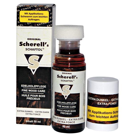  Schaftöl mit Applikationsschwamm (extra dunkel) 