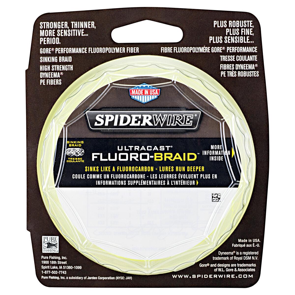 Spiderwire Ultracast Fluorobraid (Yellow) 