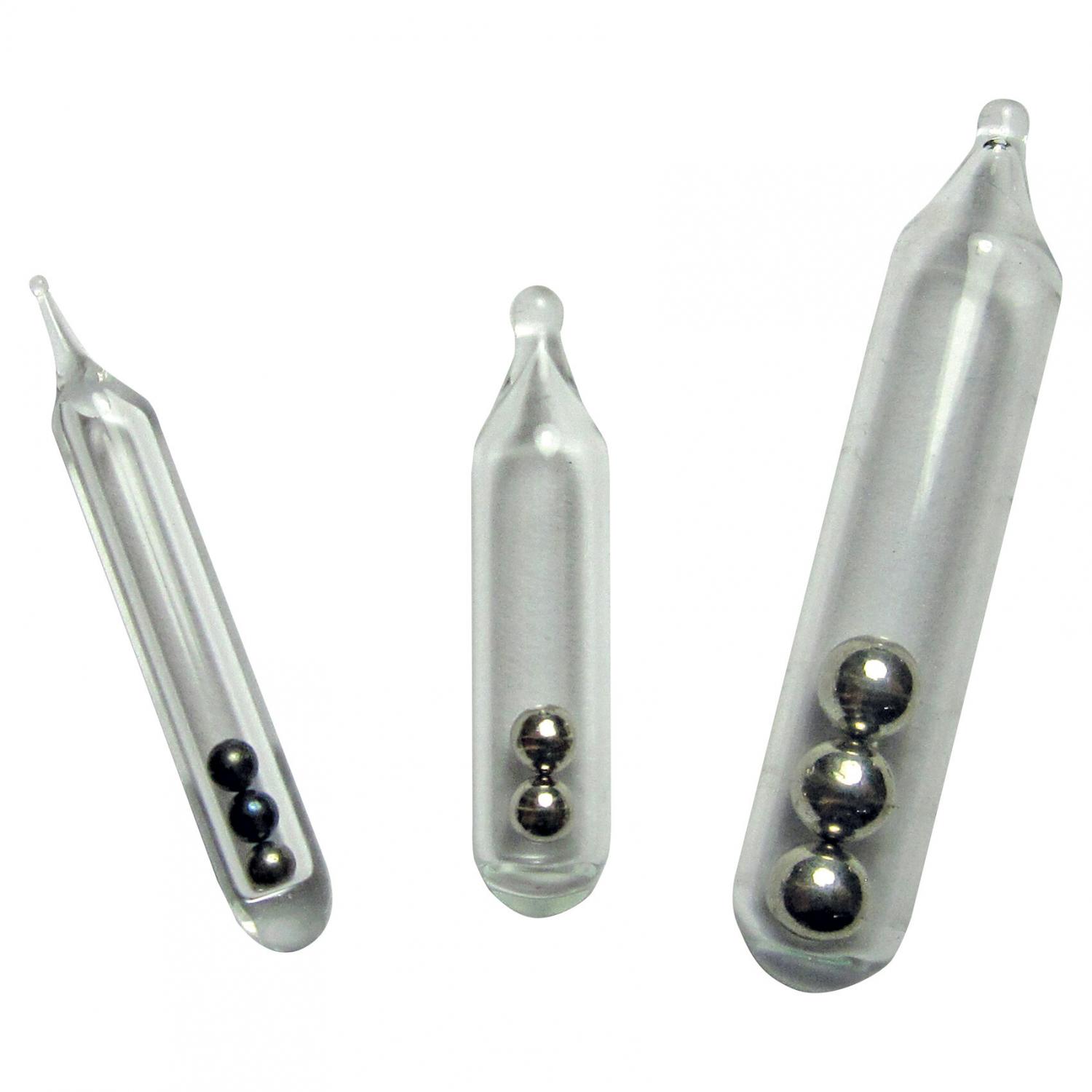  Glass-Rattles Gummifisch-Geräuschkugeln 