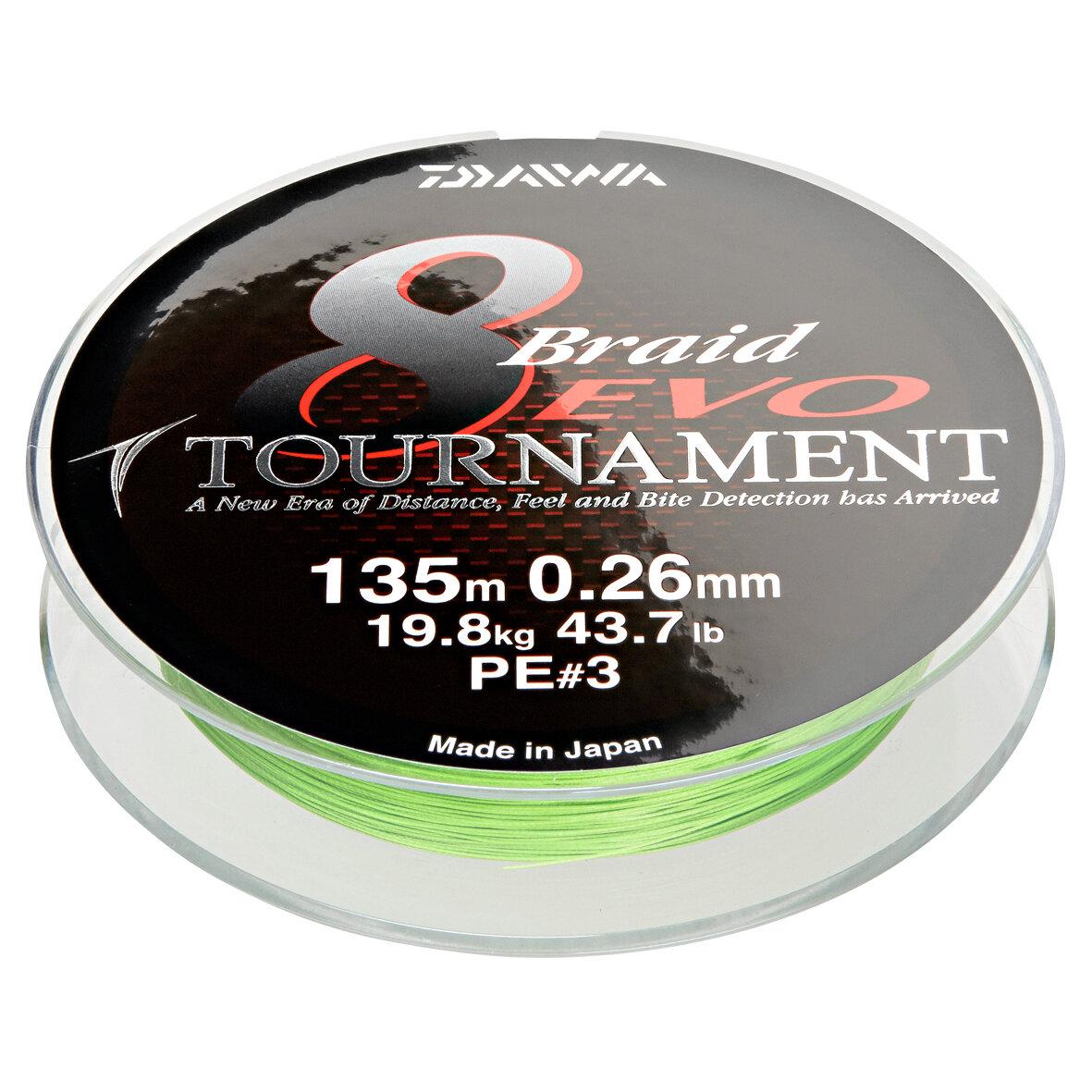  Angelschnur Tournament 8 Braid EVO (chartreuse) 