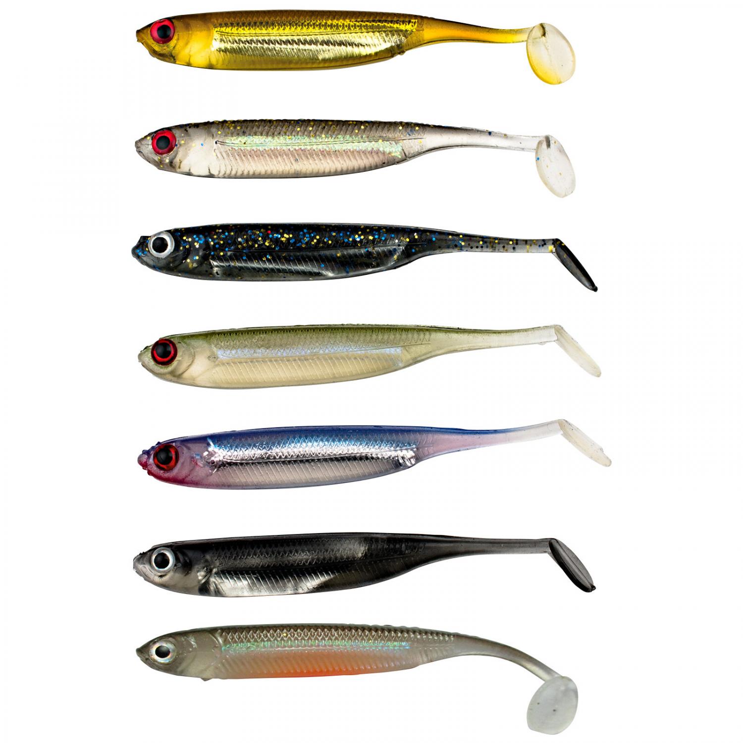  Softbait Set Drop-Shot Minnow Elritze 