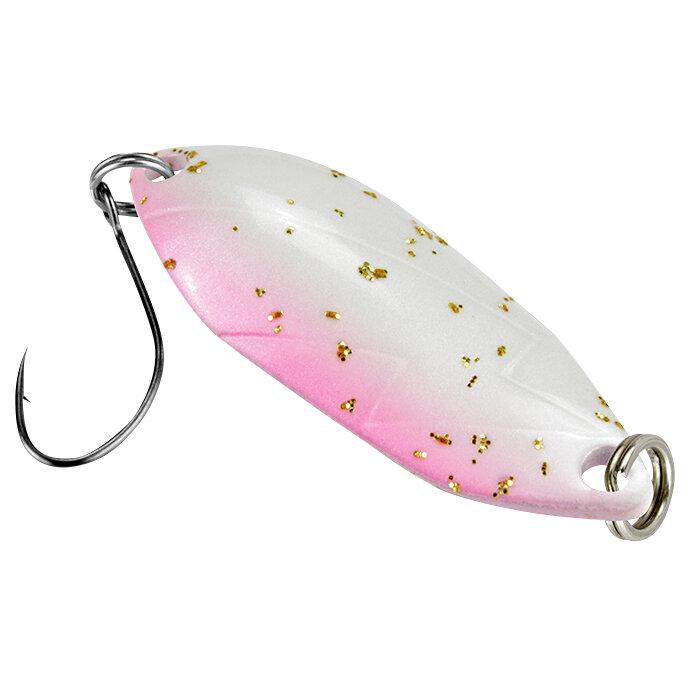  Trout Spoon Hit (3,3 g, Weiß/Pínk Glitter) 
