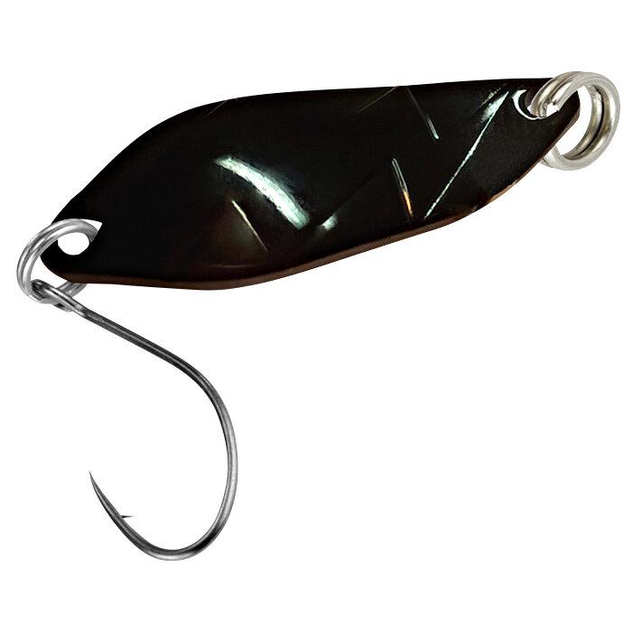  Trout Spoon Strike (2,1 g, Schwarz/Gelb UV) 