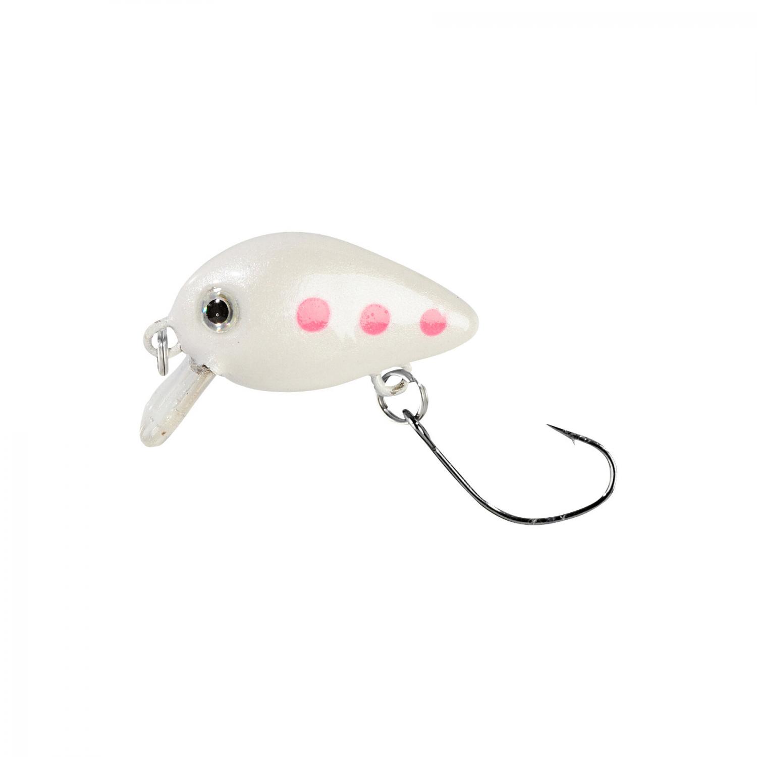  Crankbait Trout Crank (Weiß-Pinke Punkte) 