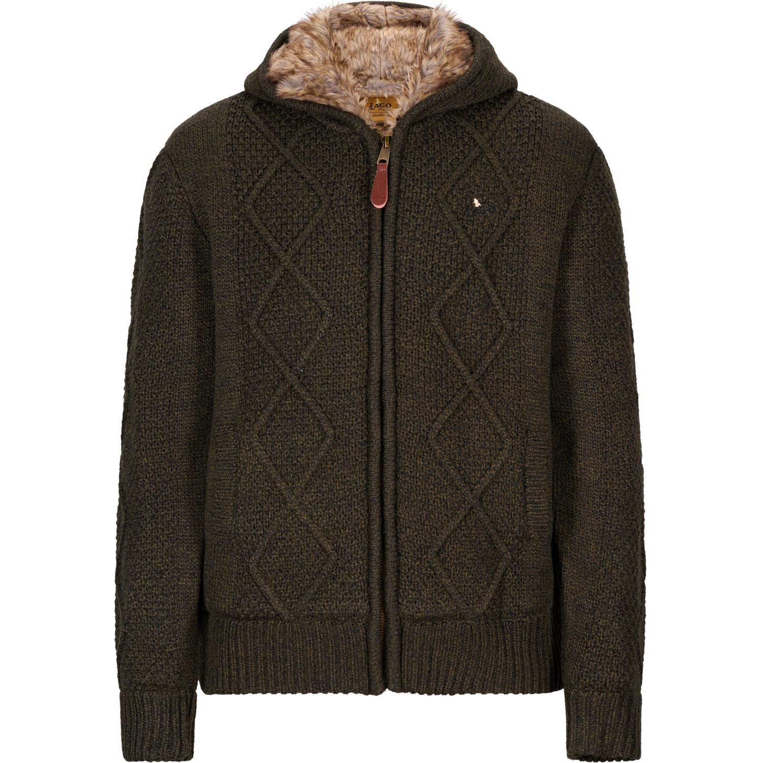  Wolljacke Hordaland Herren (Oliv) 