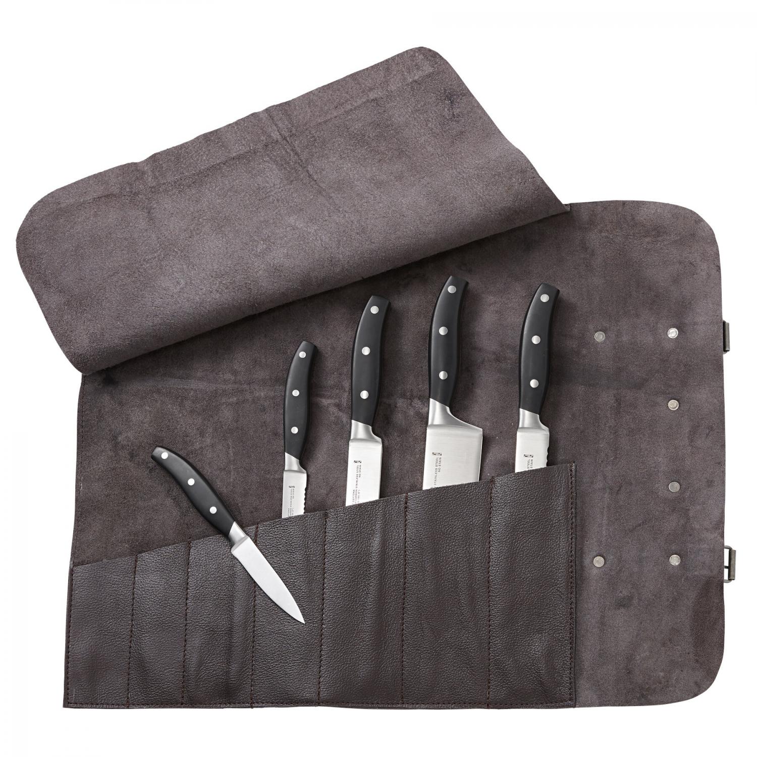  Leather bag for knives 