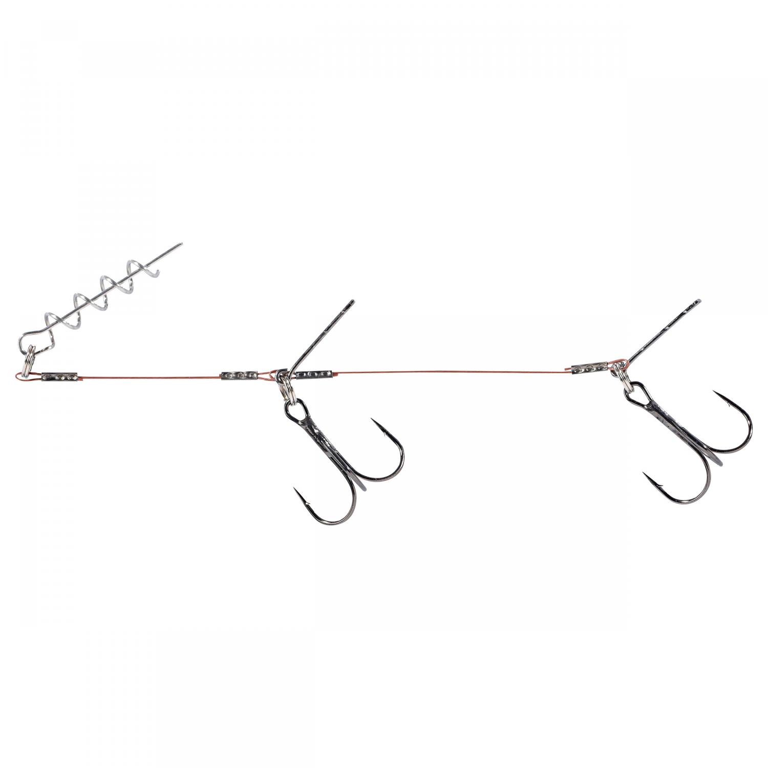 Gummifisch-System Flachwasser System (1x7, beschichtet, 15 kg) 