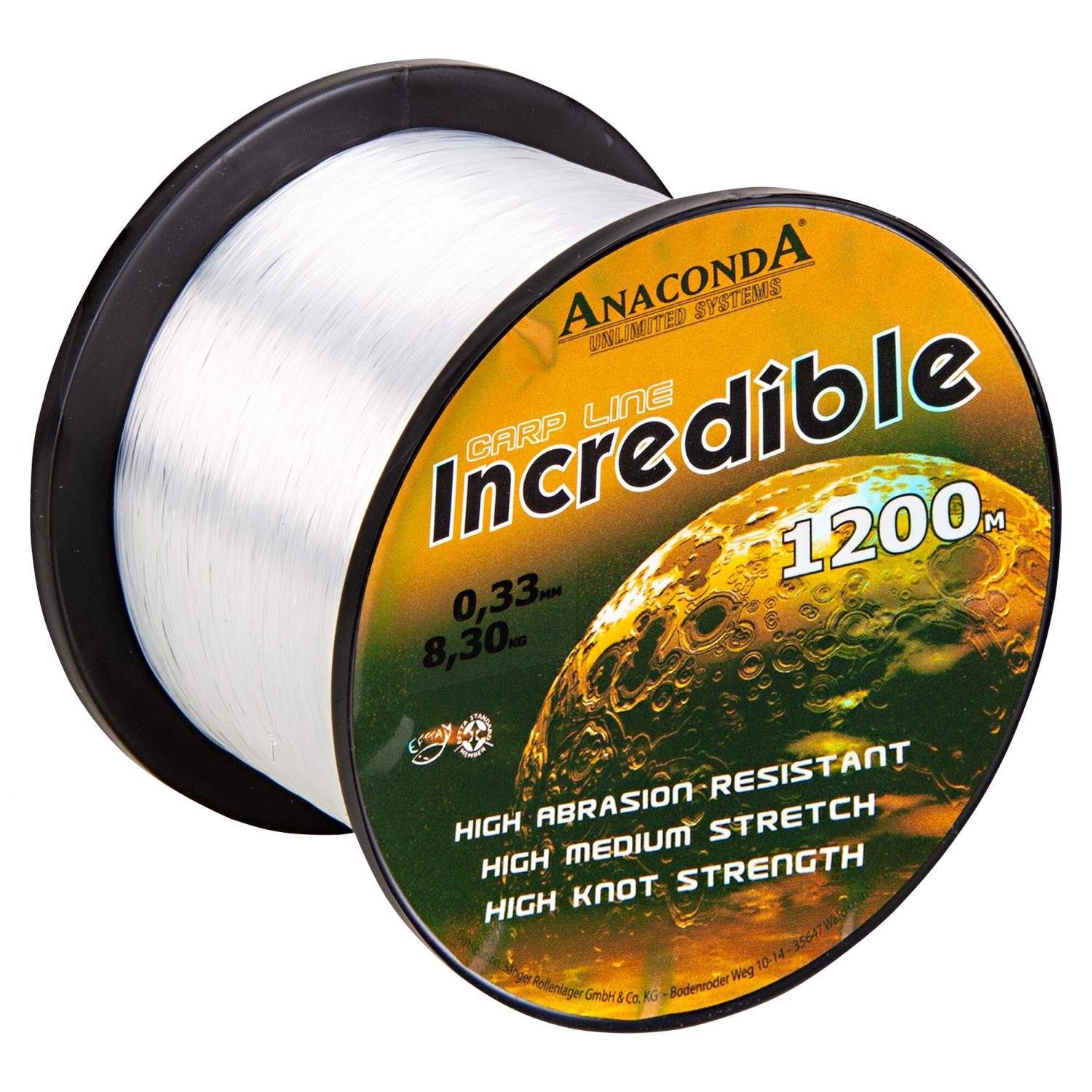  Angelschnur Incredible Line (translucent white, 5.000 m) 