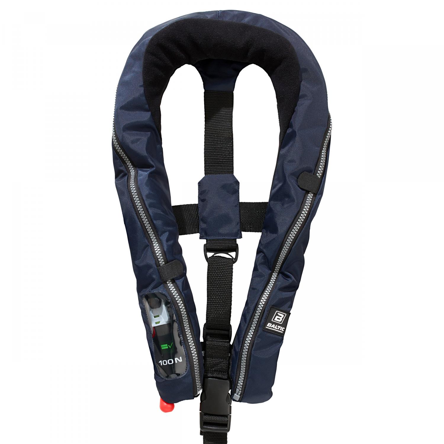  Compact 100 Inflatable Life Jacket (Navy Blue) 