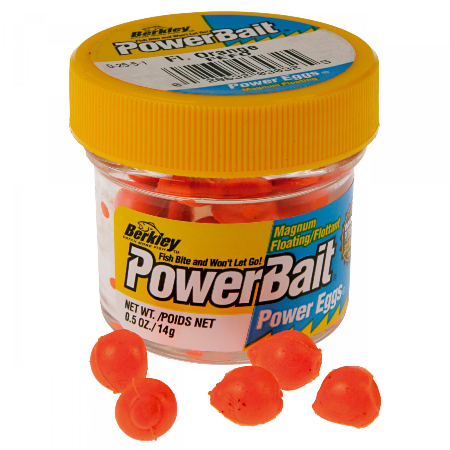  Softbait PowerBait® Power Eggs® Floating Magnum (Fluorescent Orange) 