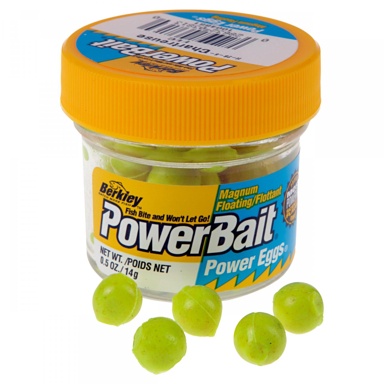  Softbait PowerBait® Power Eggs® Floating Magnum (Chartreuse) 