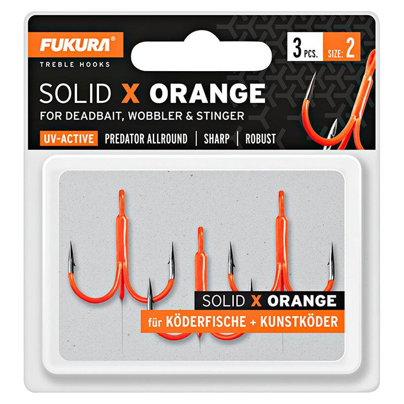  Fukura Solid X Drillinge (orange) 