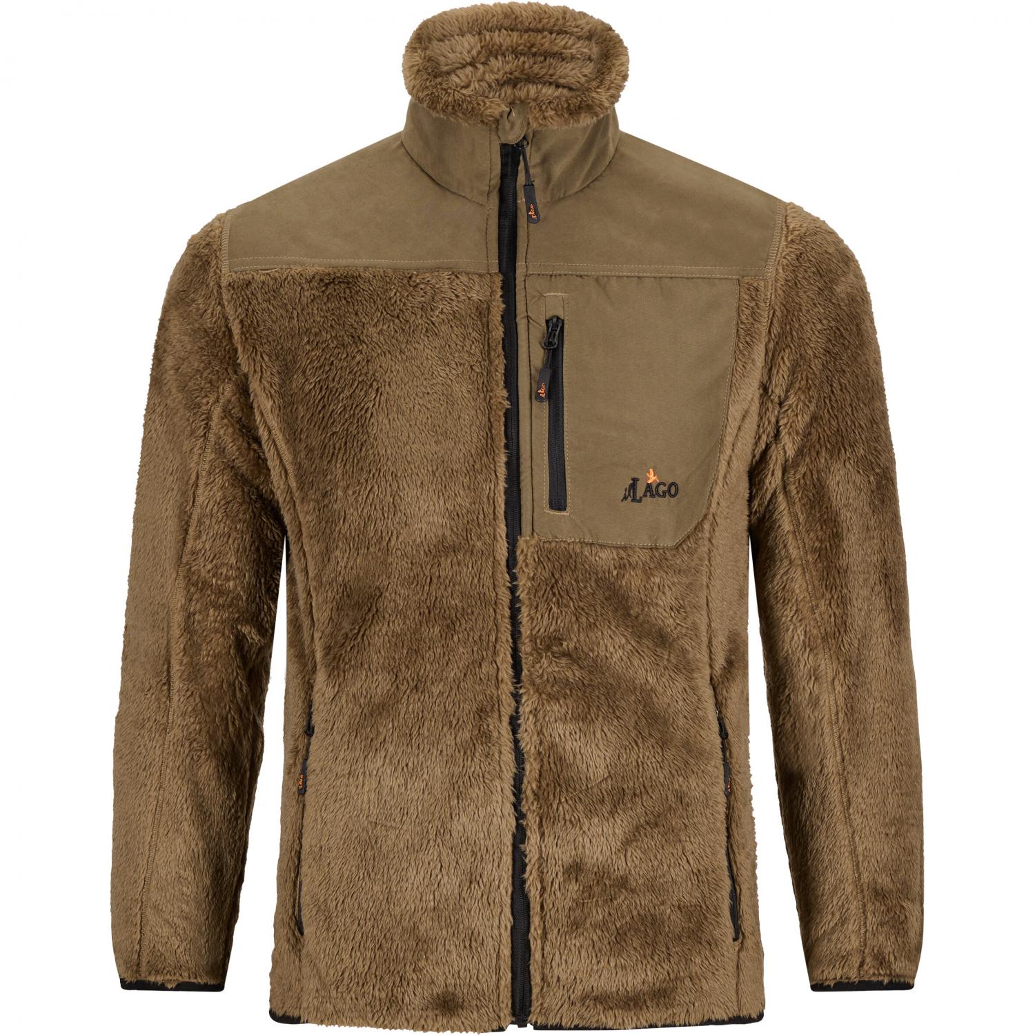 Fleecejacke Avalanche Pro Herren (Braun) 