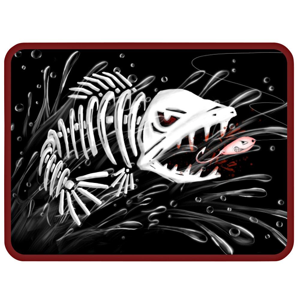  Aufkleber Angry Fish 