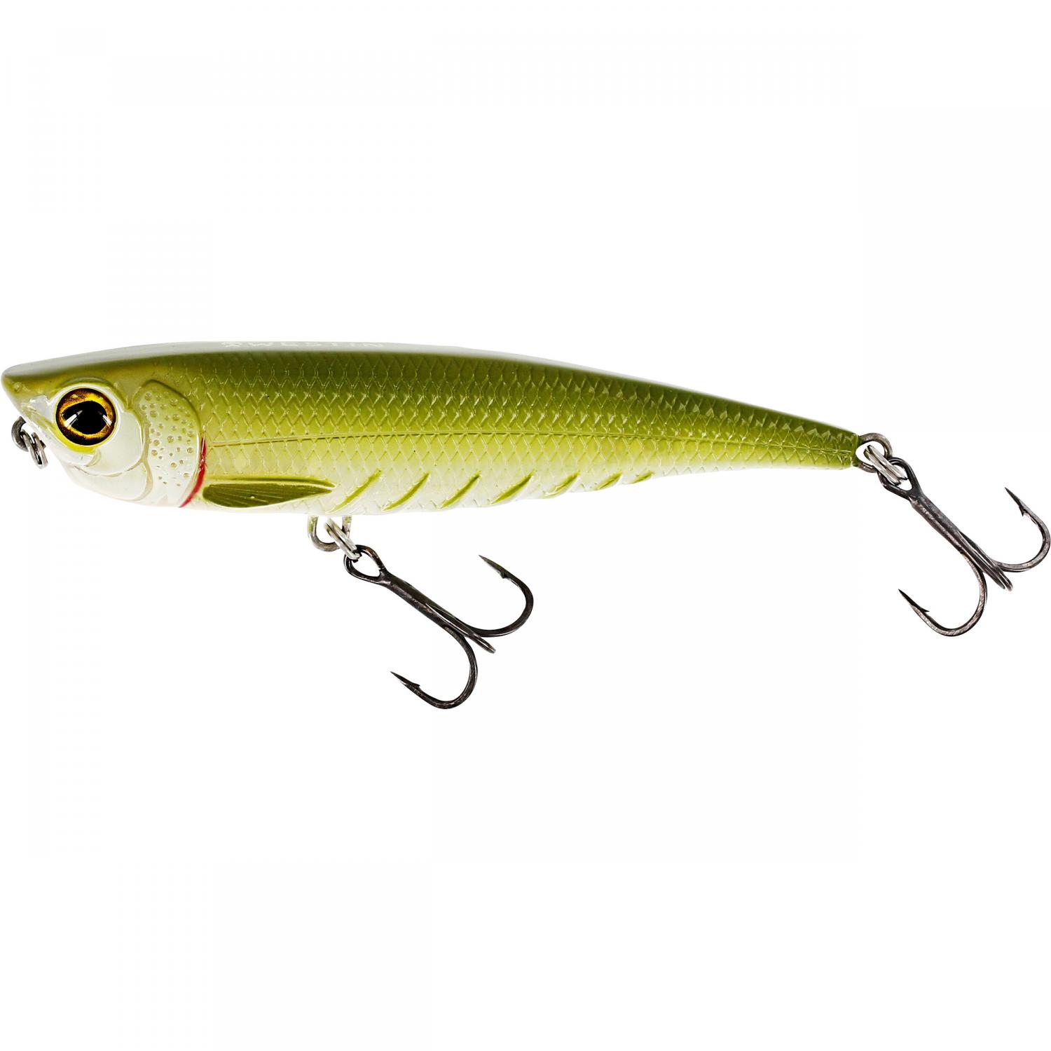  Hardbait Spot-On Top Walker (Green Minnow) 