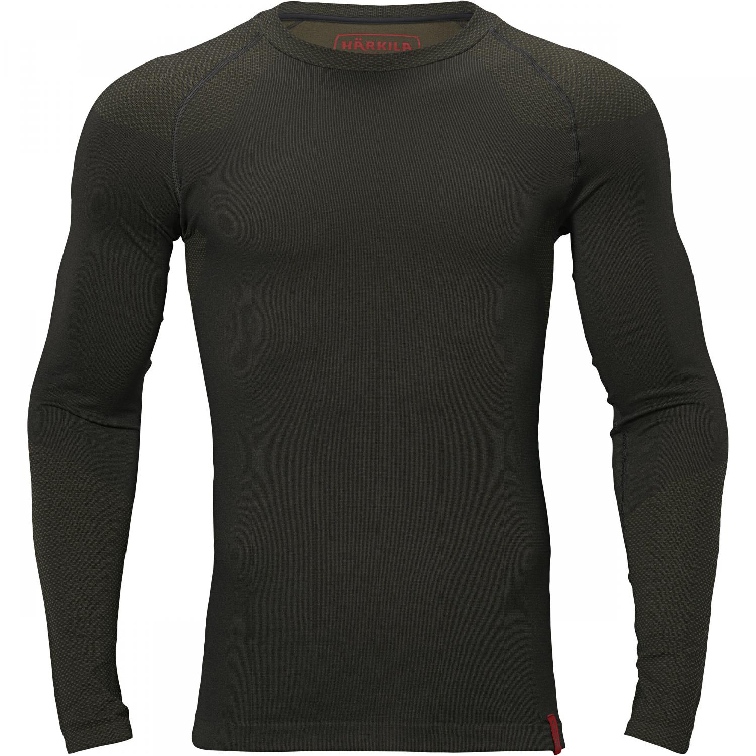  Base Active L/S O-Neck Longsleeve Unisex (Dark Willow Green) 