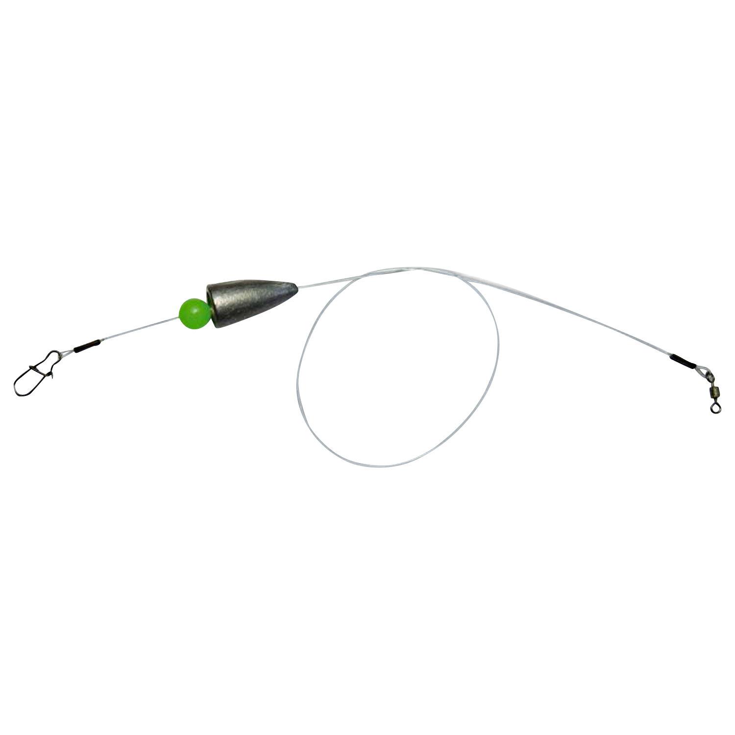  Fluorocarbon Carolina Fertig-Rig (Blei) 