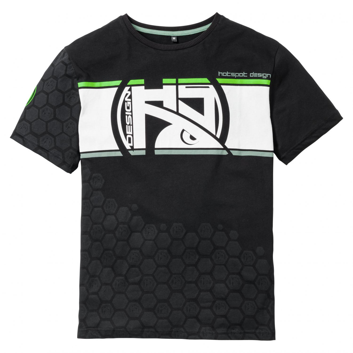  Linear Zander T-Shirt Herren (Black) 