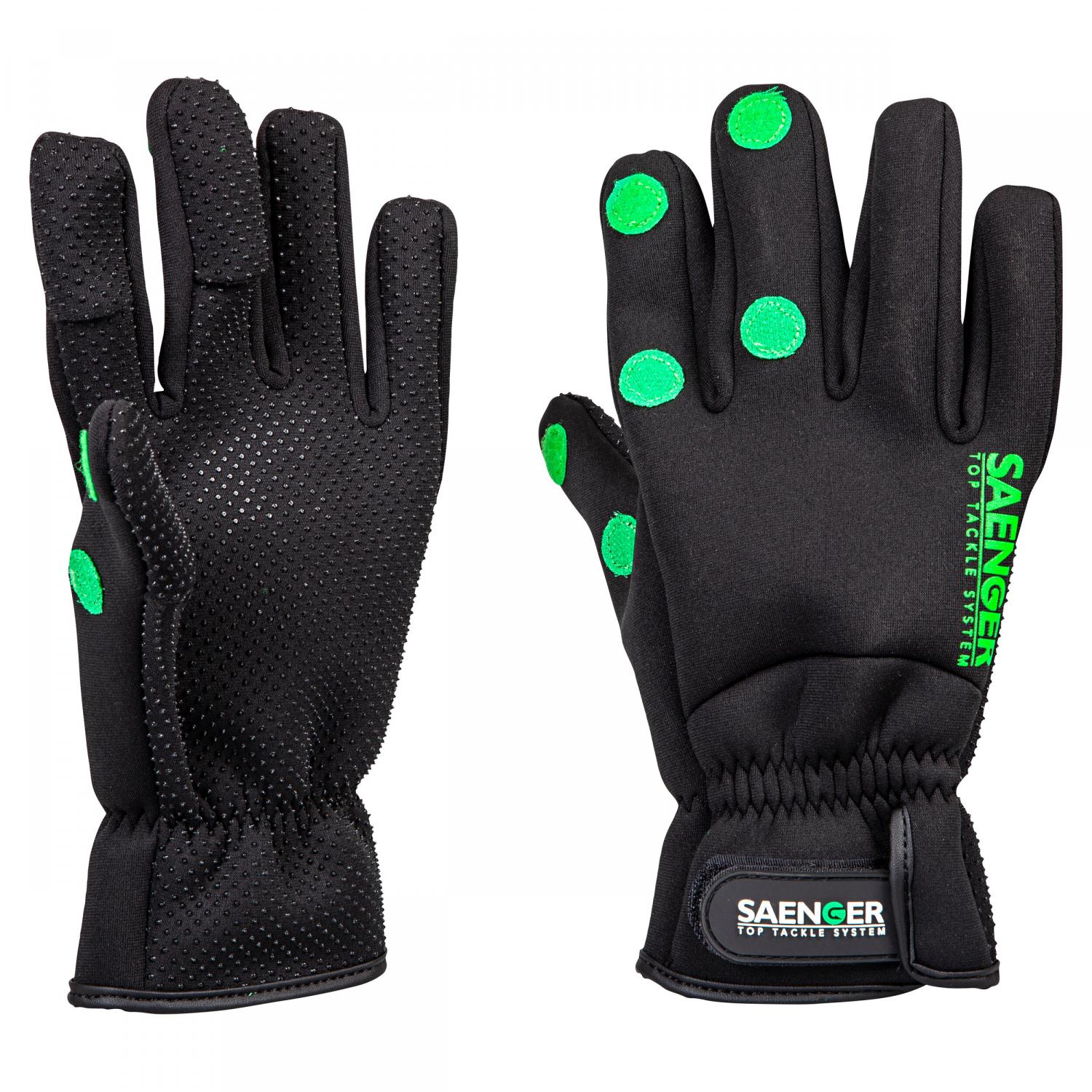  Power Gripp Thermo Handschuh  Unisex (Schwarz/Grün) 