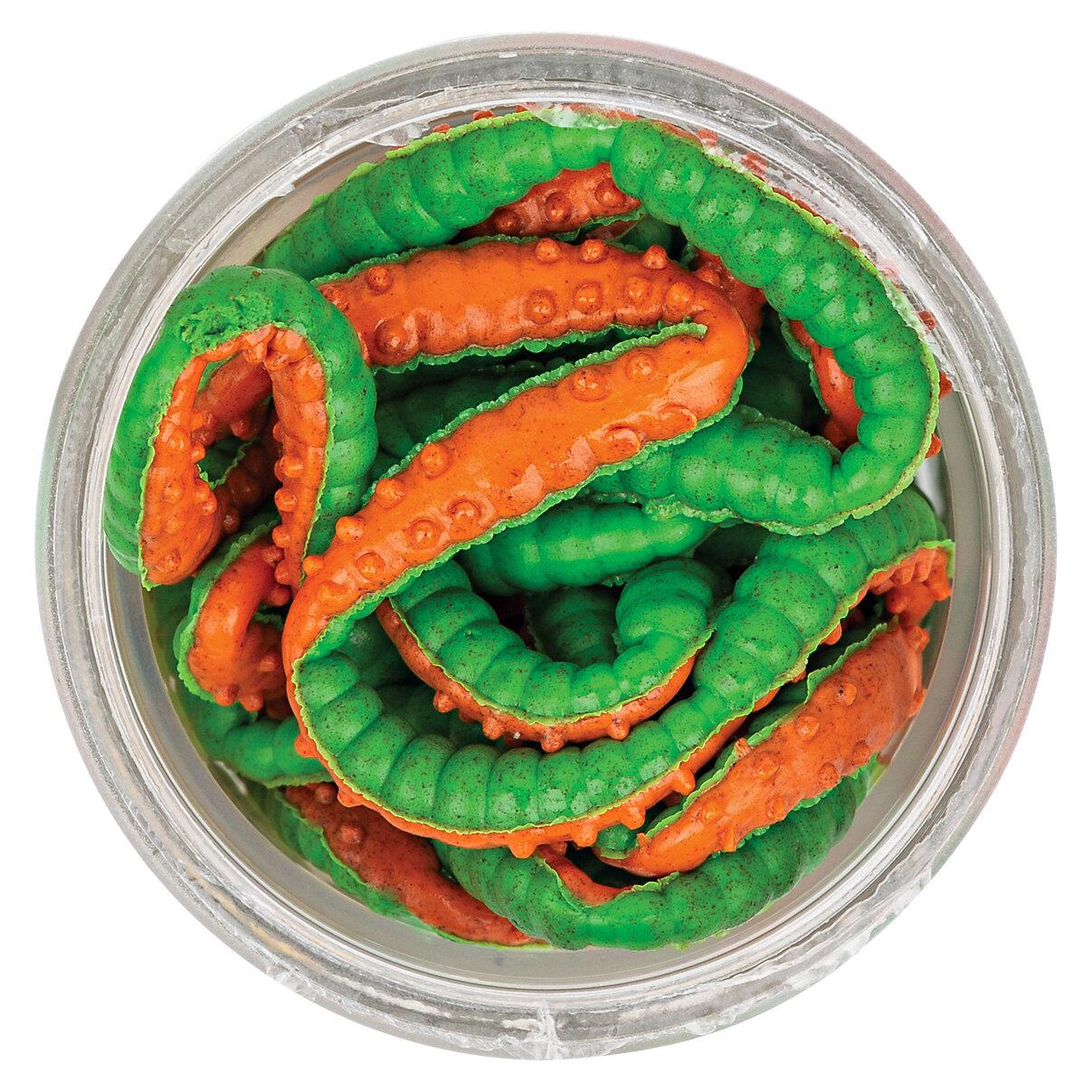  Softbait PowerBait Power Honey Worm (grün/orange) 