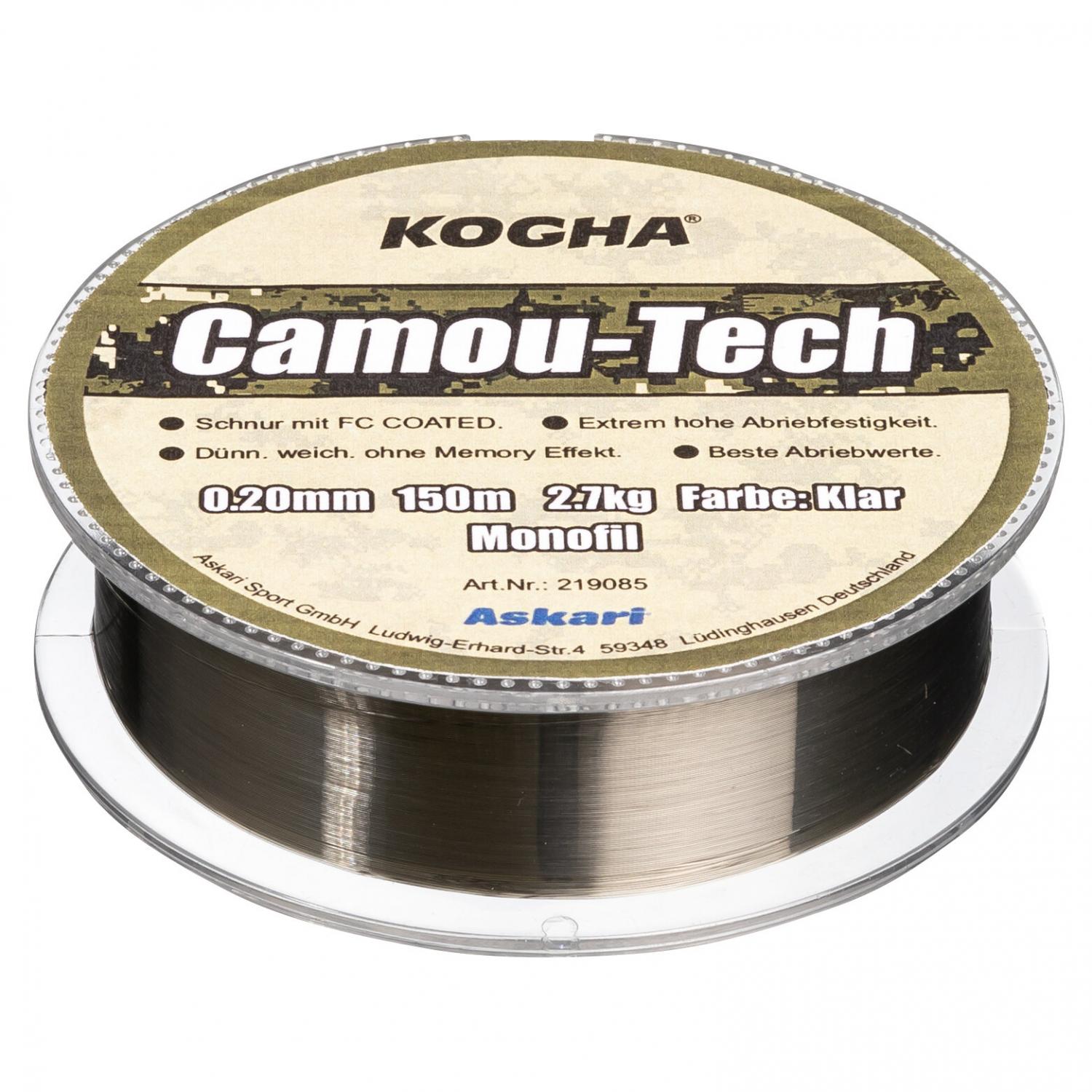  Angelschnur Camou-Tech Clear 