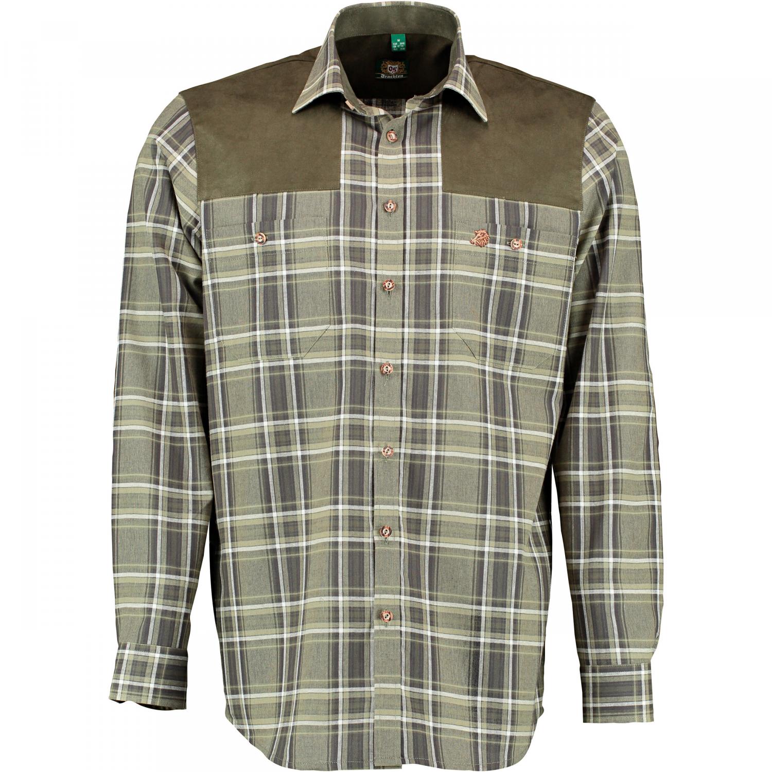  Gekka Shirt 1/1 Sleeve Regular Fit Men (Olive) 