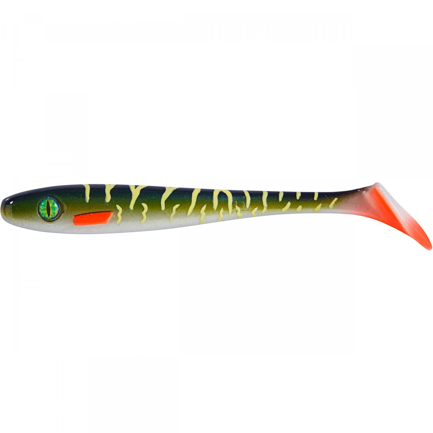 Shirasu Softlure Pike Collector Shad (UV Perch) 