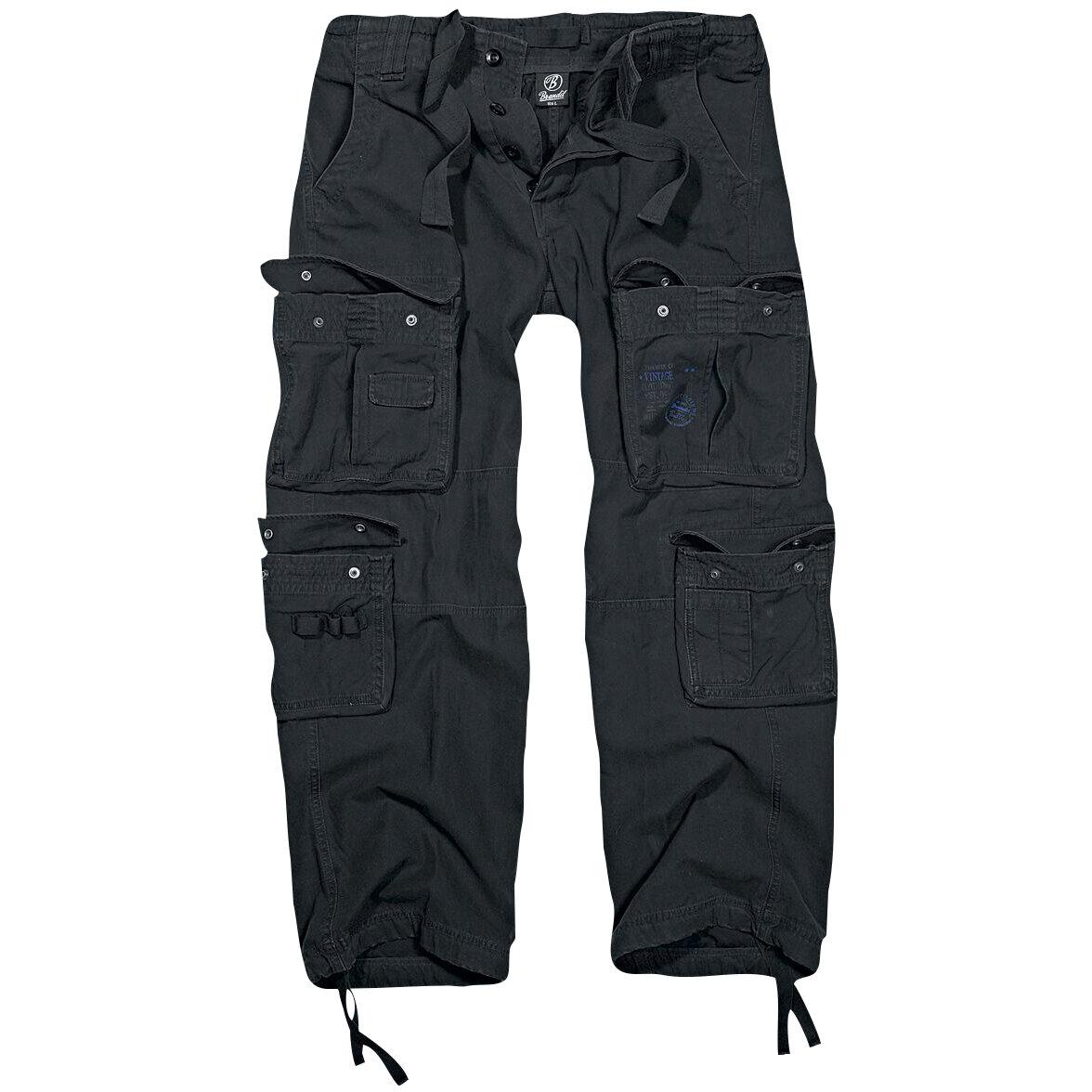  Pure Vintage Pants Herren (Black) 