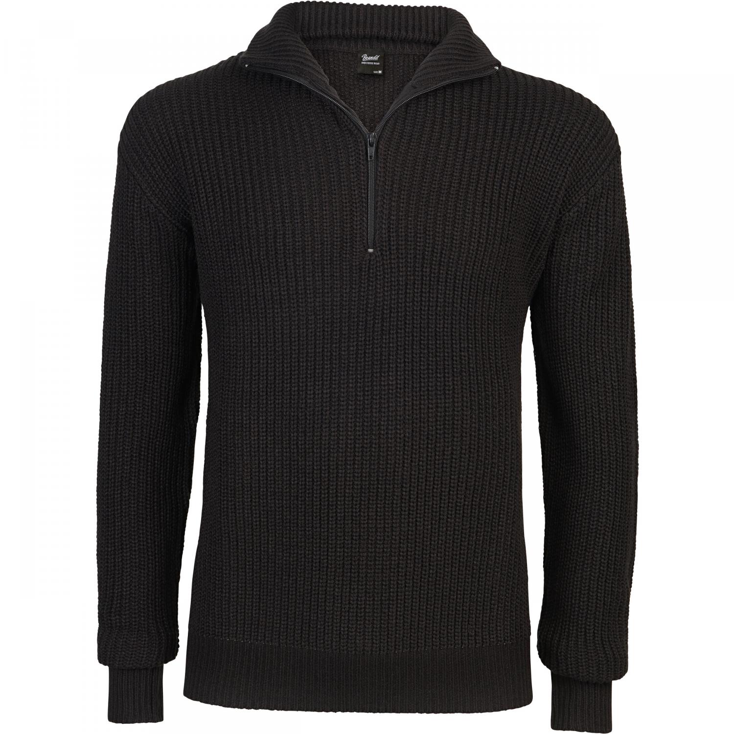  Marine Pullover Troyer Herren (Black) 
