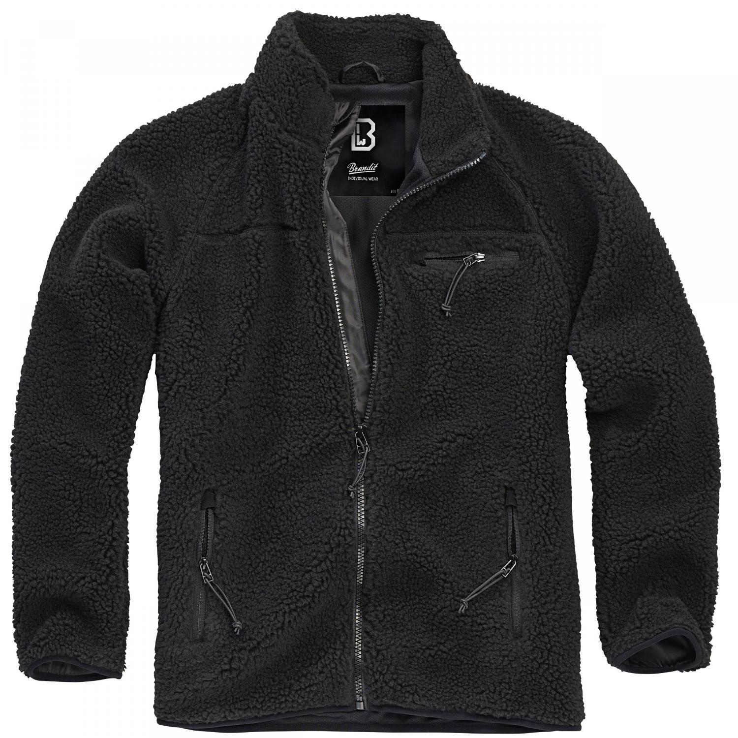  Teddyfleece Jacket Herren (Black) 
