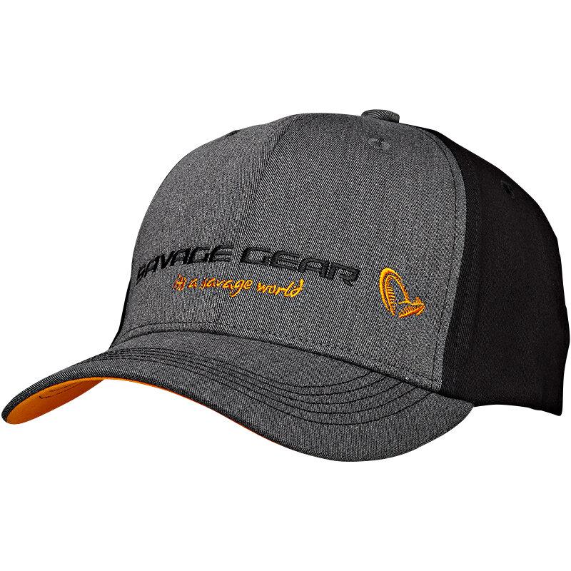  Strike Cap Unisex (Grey Melange/Black) 