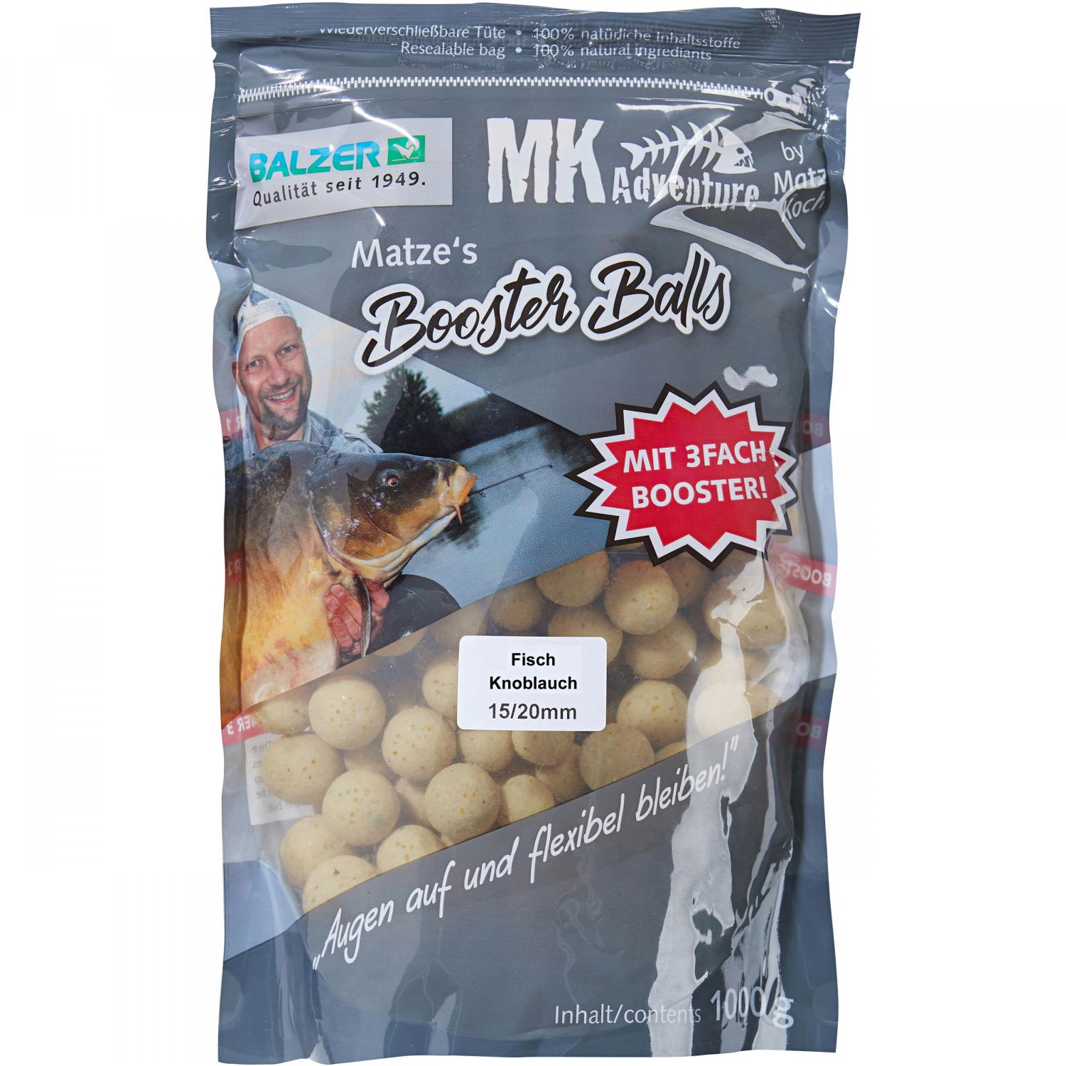  Boilies Booster Balls Special Edition (Fisch/Knoblauch) 