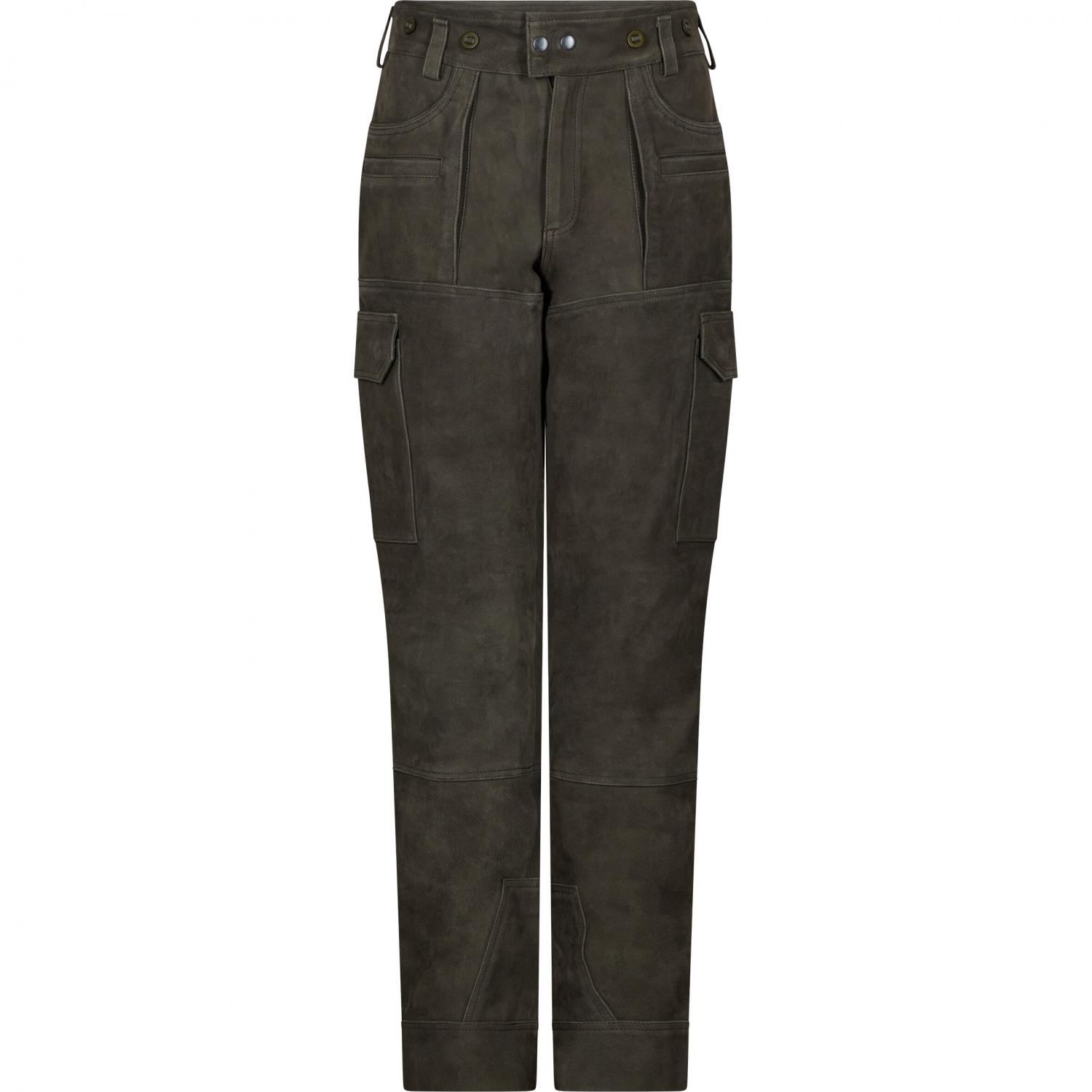  Lederhose Aurelia Damen (Oliv) 