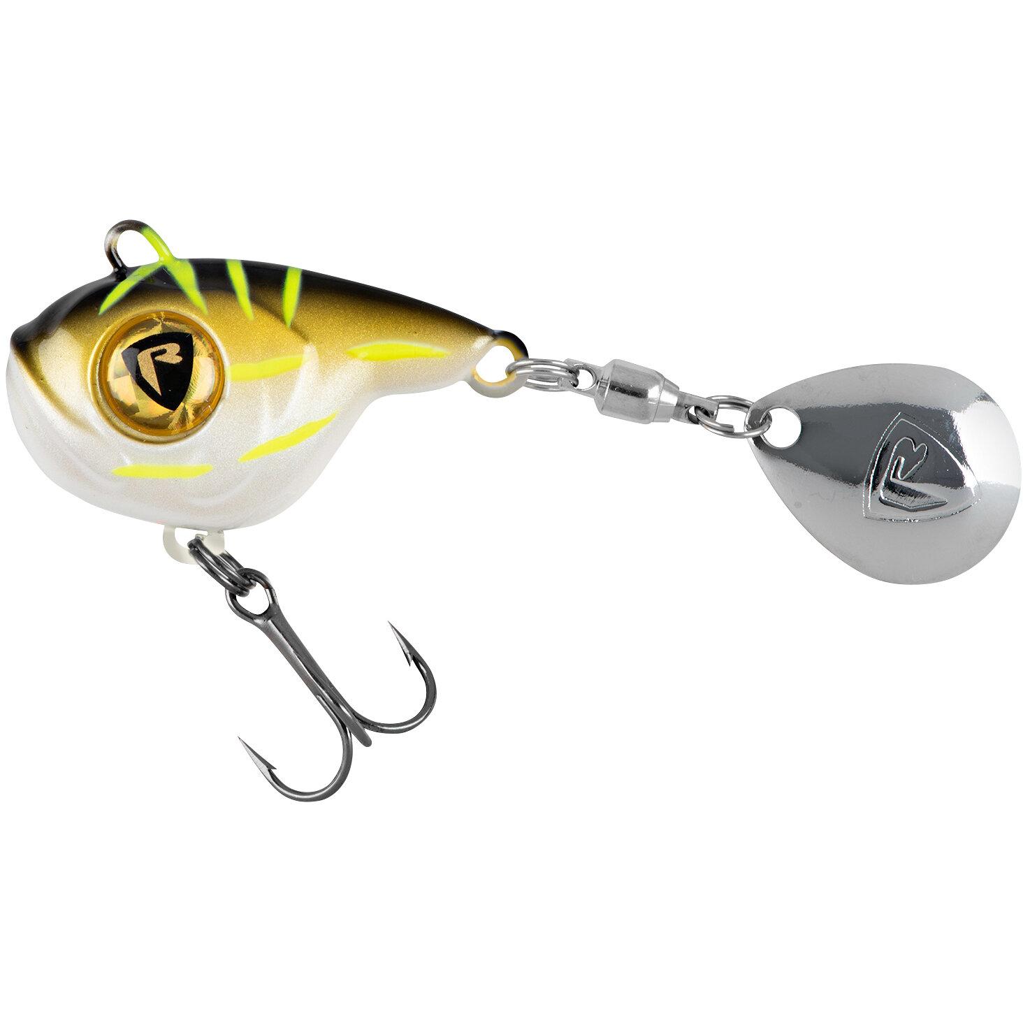 Fox Rage Kunstköder Ultra UV Big Eye Spin (Black & Gold) 