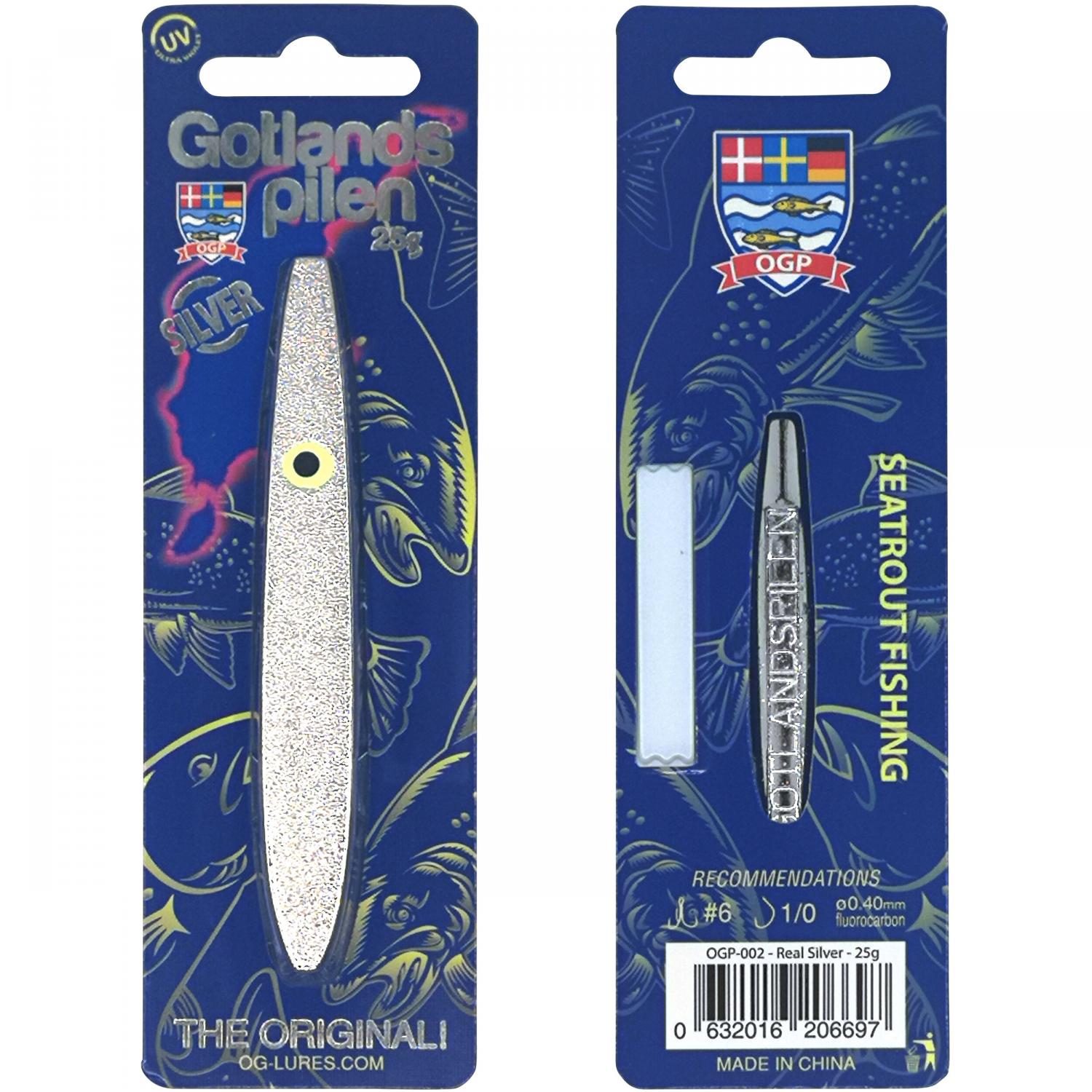 OGP Sea Fishing Bait Gotlandspilen (Real Silver) 