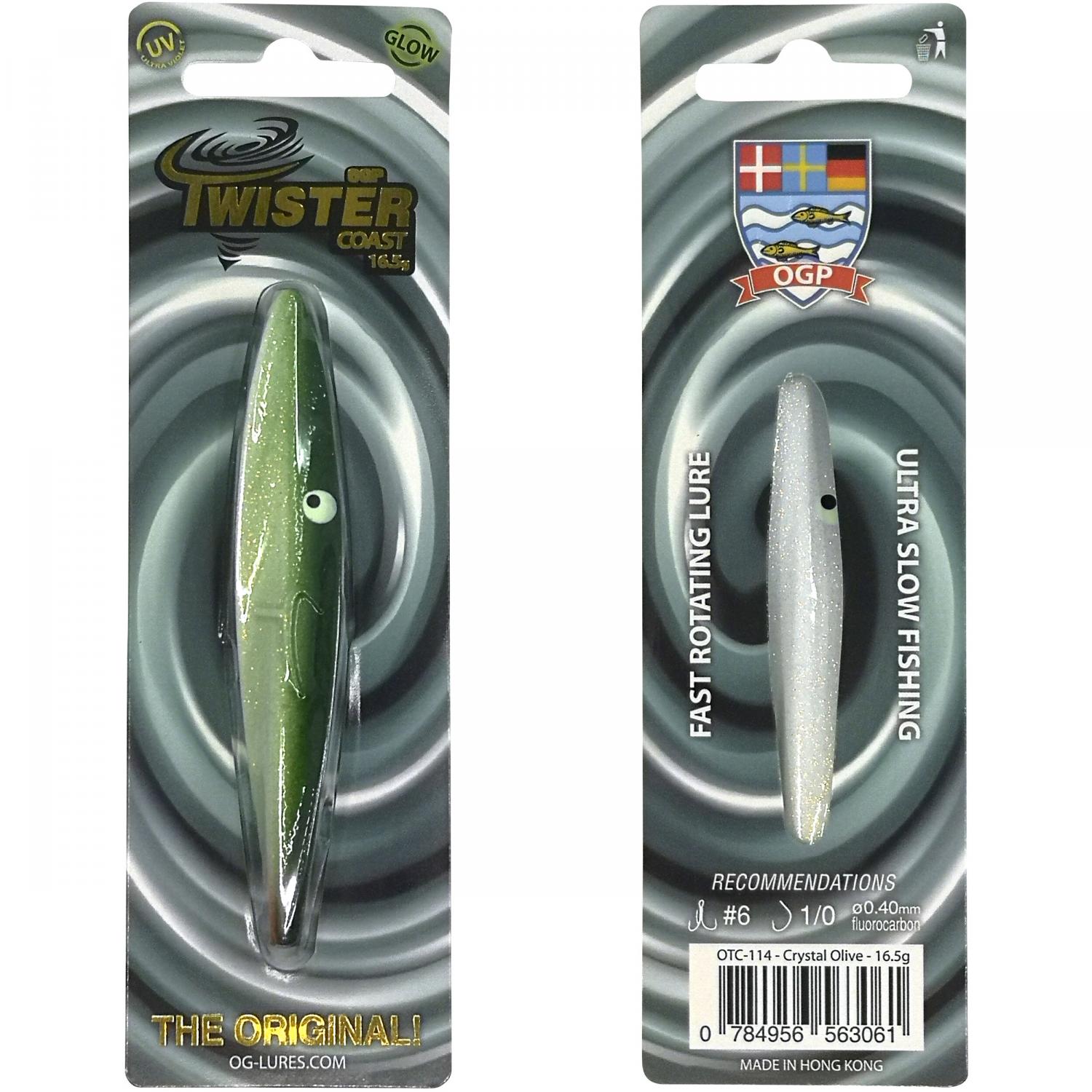  Inline-Köder Twister Coast (Crystal Olive) 