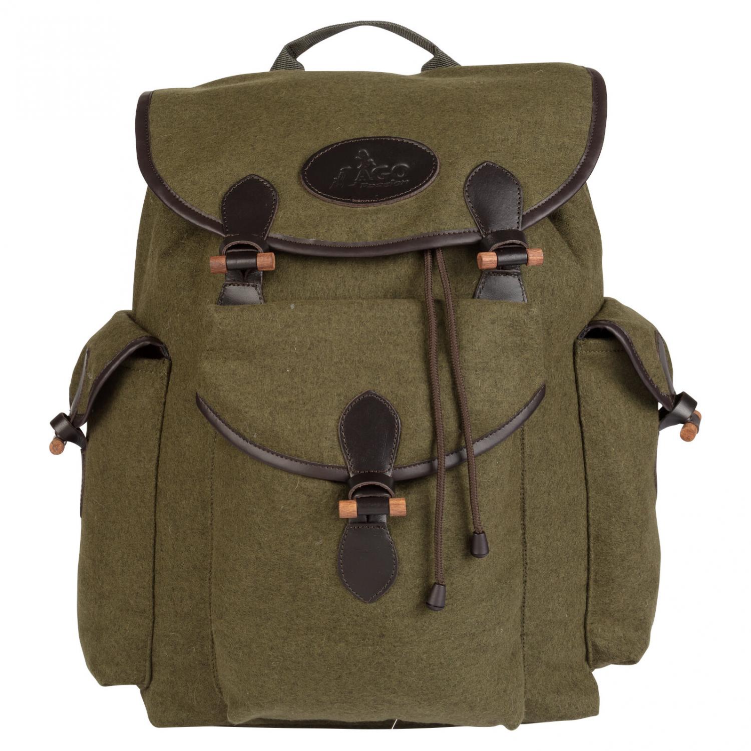  Loden-Rucksack mit Sitzkissen 