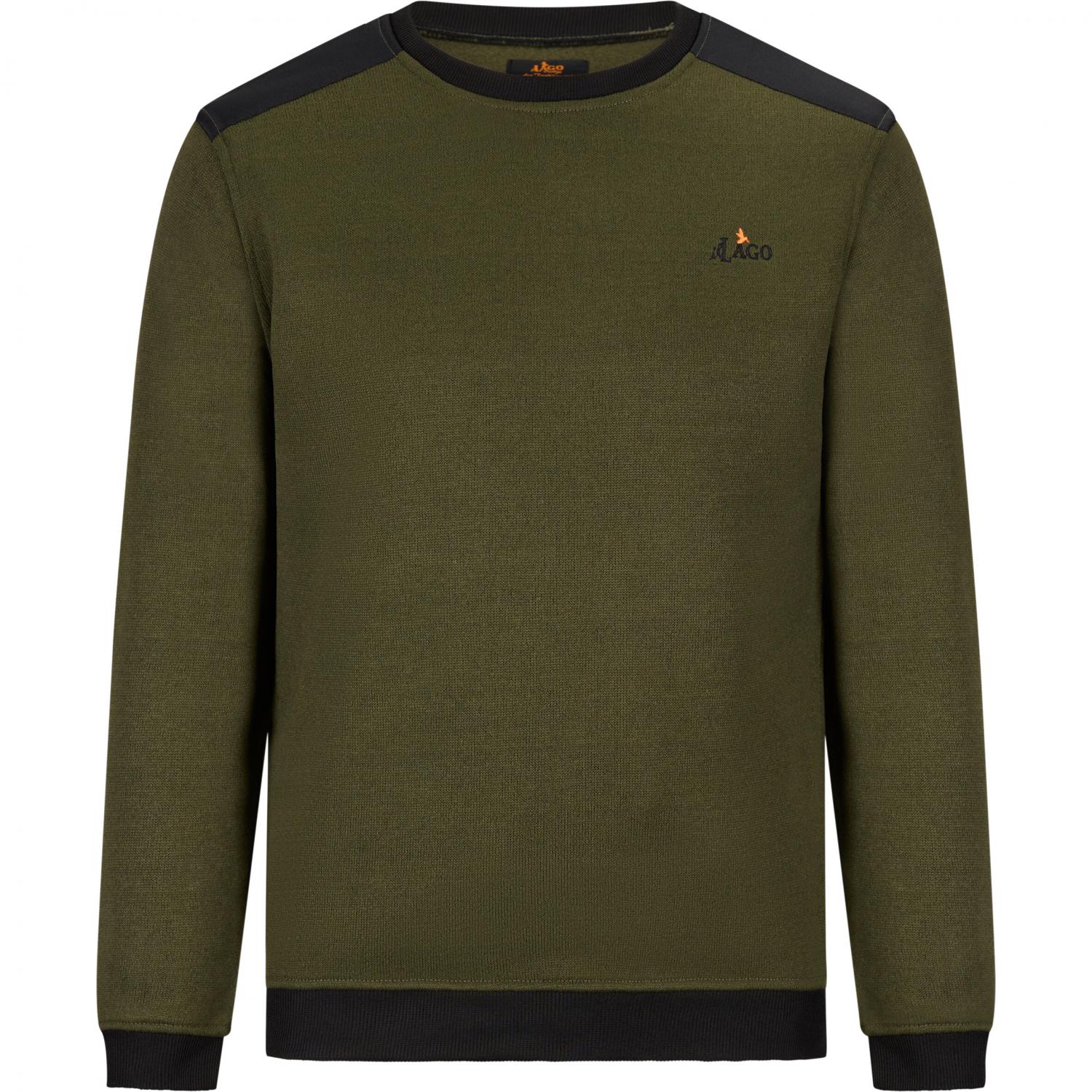 il Lago Prestige Pullover Björn Herren (Oliv/Schwarz) 