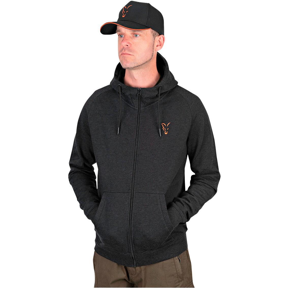 Collection LW Hoody Herren (Black/Orange) 