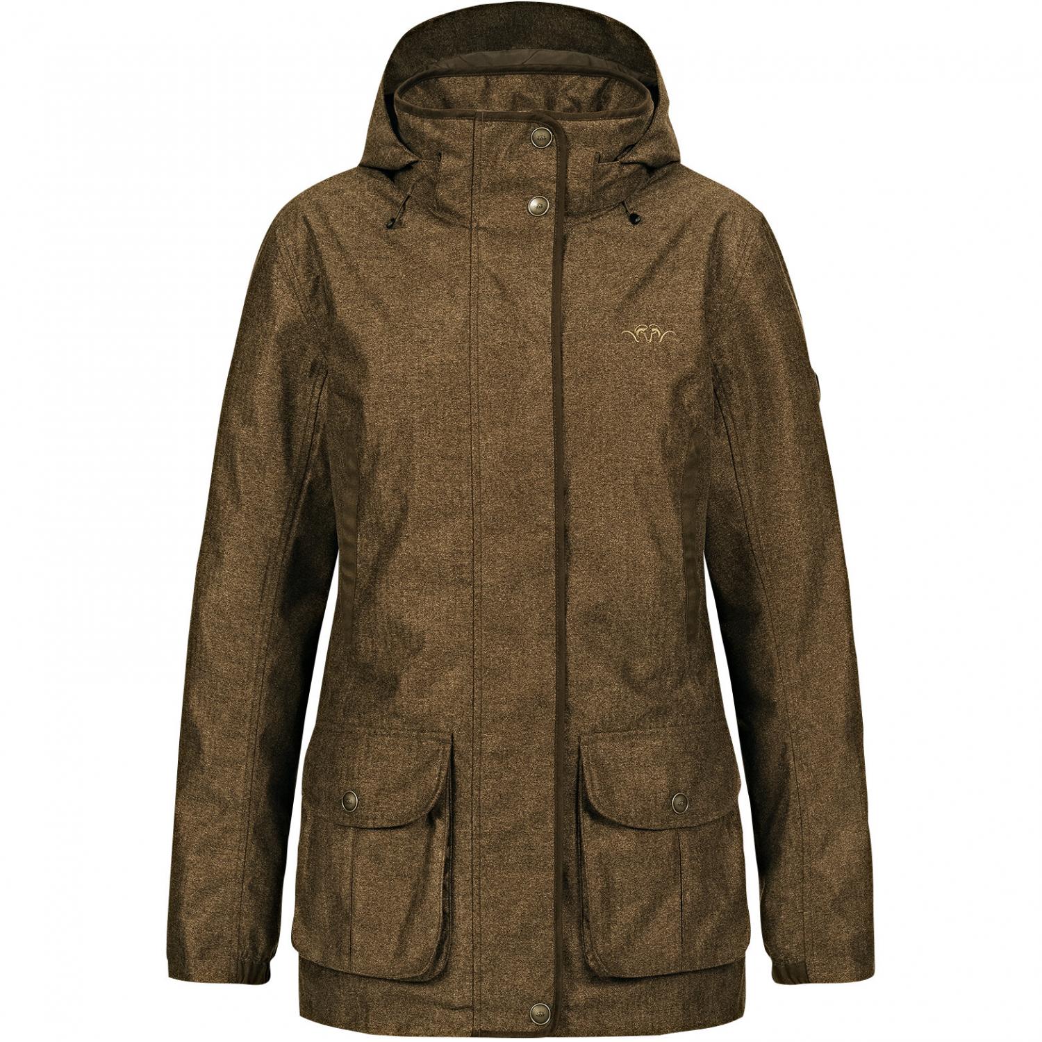  Celine Mantel Vintage Damen (Dunkelbraun Mélange) 
