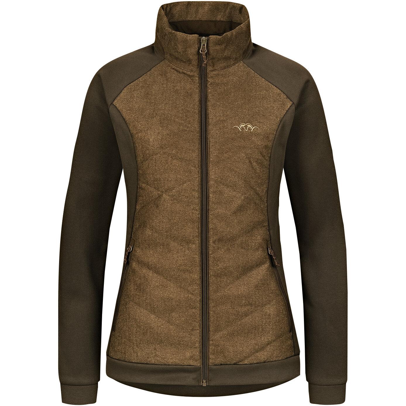  Fleece Jacke Kora Damen (Dunkelbraun) 