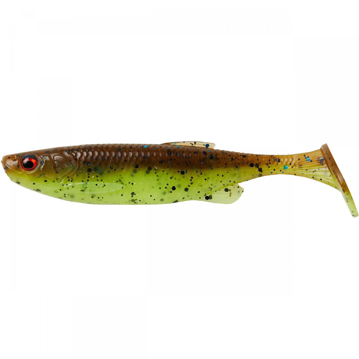 Savage Gear Fat Minnow T-Tail (Chartreuse Pumpkin) 
