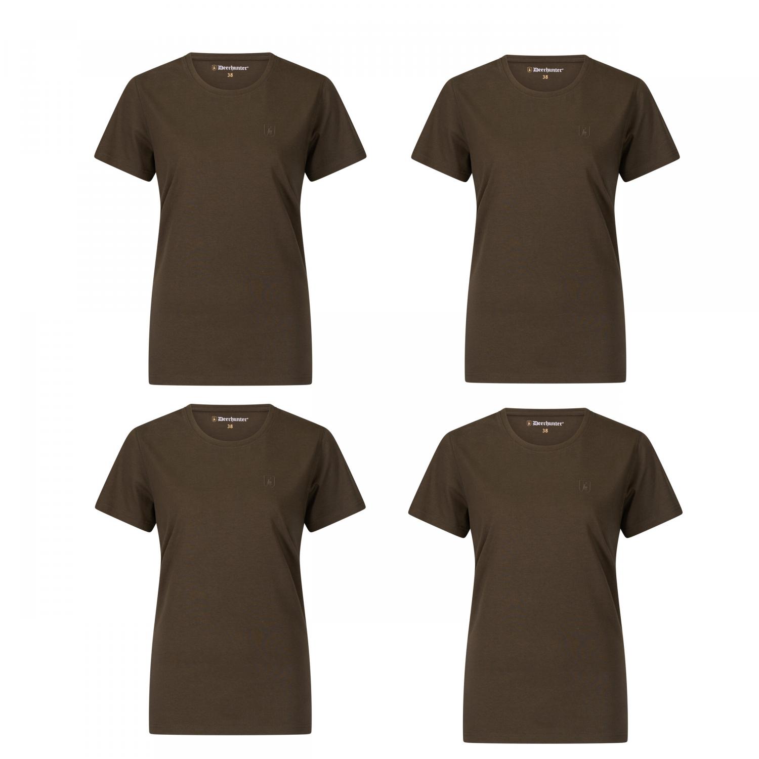  Strykari 4er-Pack T-Shirts Damen (Adventure Green) 
