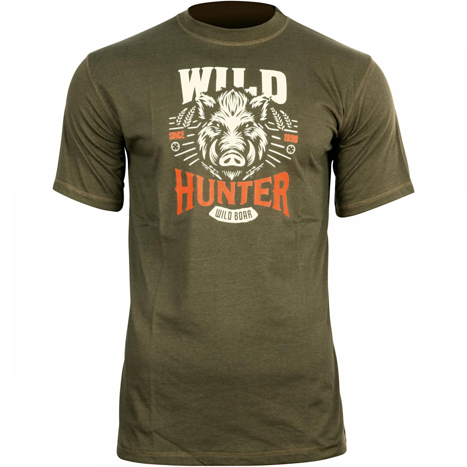  Ground Wild T-Shirt Herren (Dunkeloliv) 