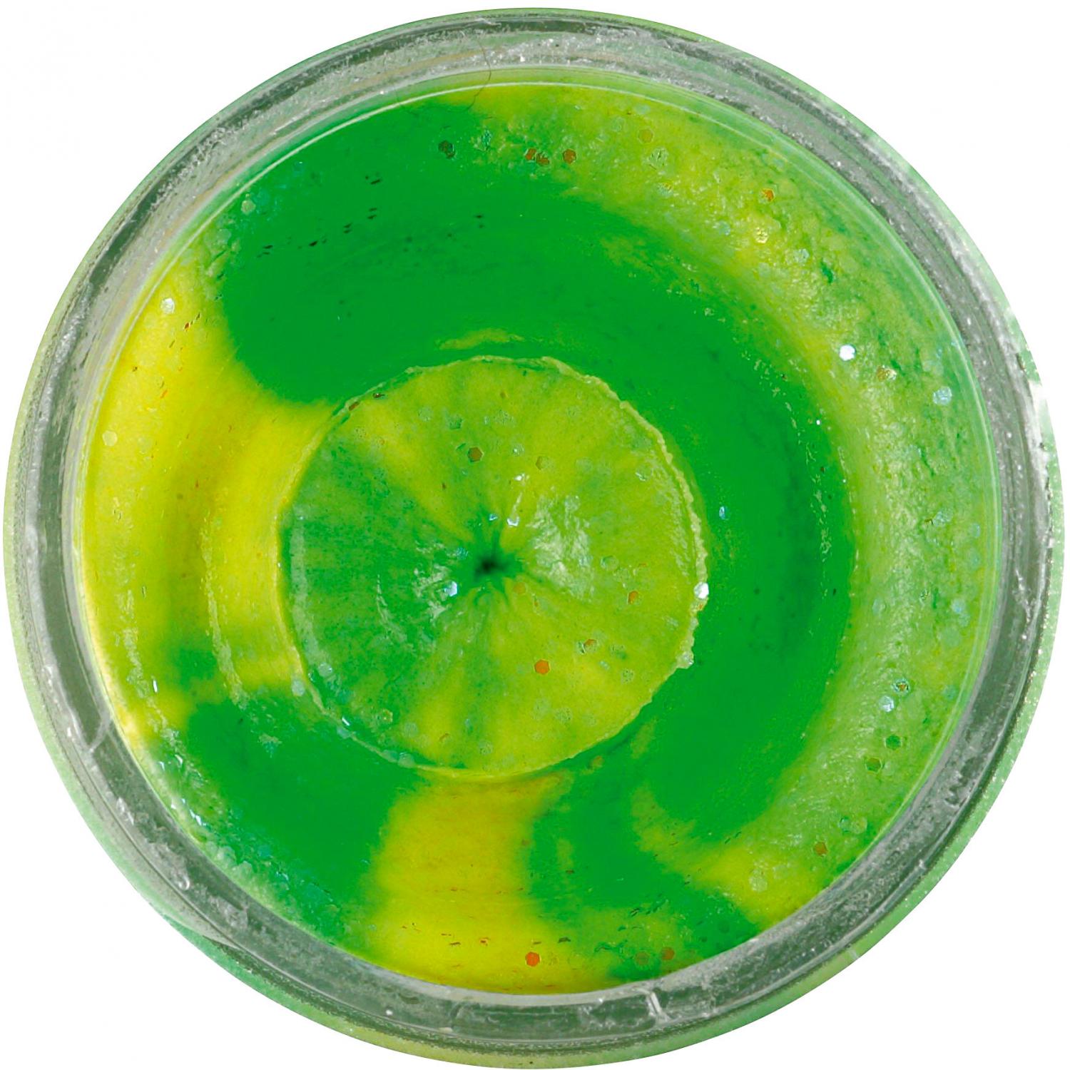  PowerBait® Glitter Trout Dough (Fluo Green/Yellow Glitter) 