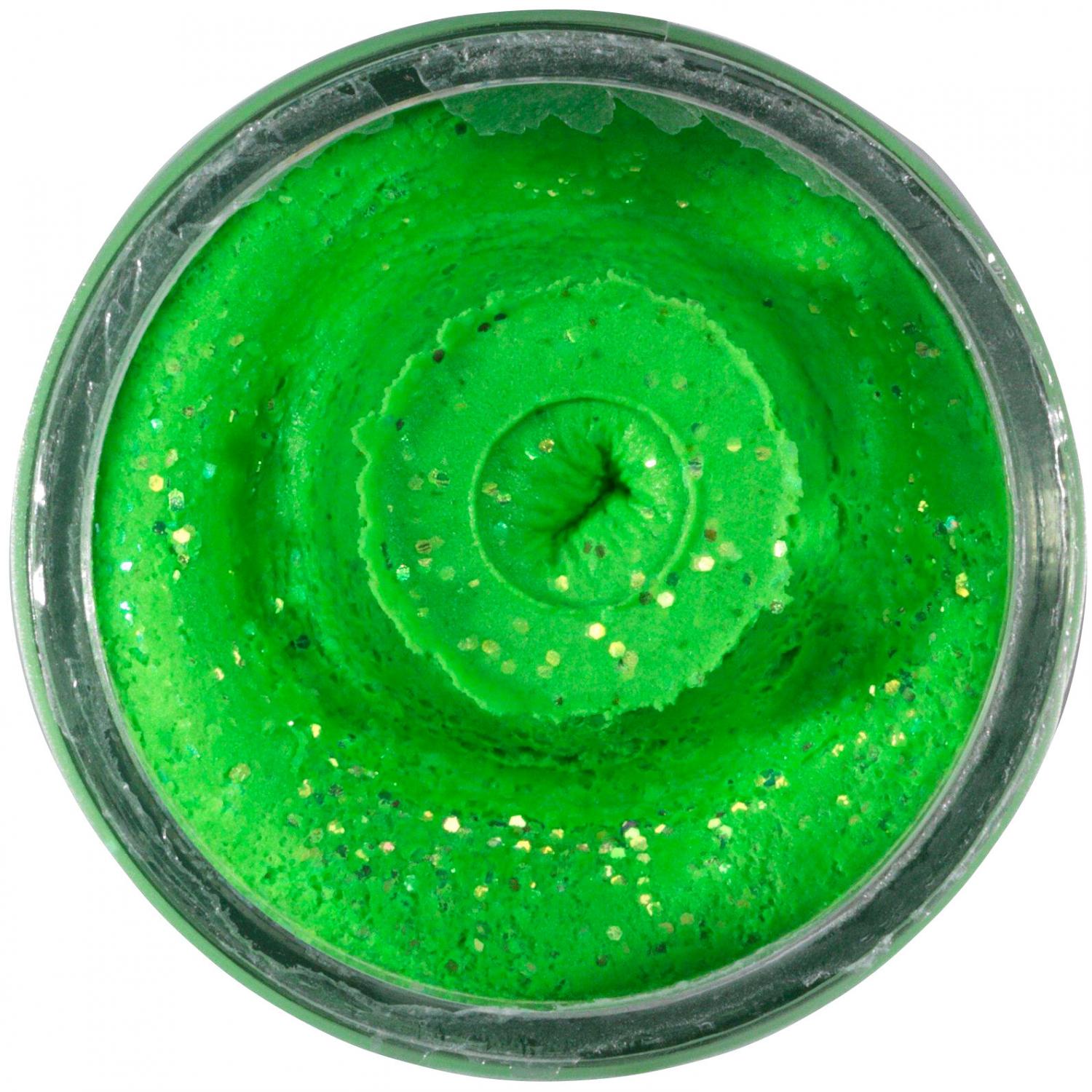  PowerBait® Sinking Glitter Trout Dough (Spring/Lime Glitter) 