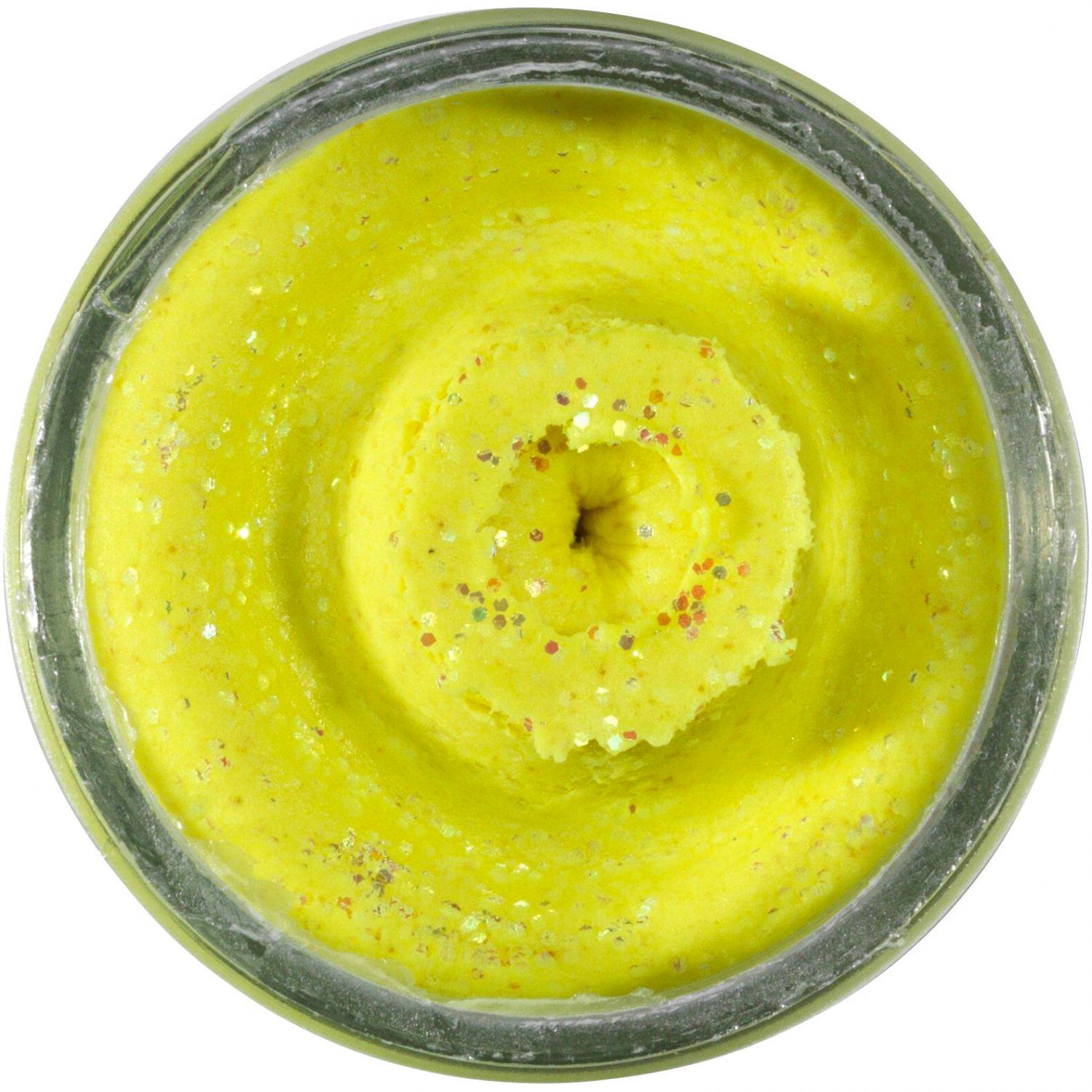  PowerBait® Sinking Glitter Trout Dough (Sunshine Yellow Glitter) 
