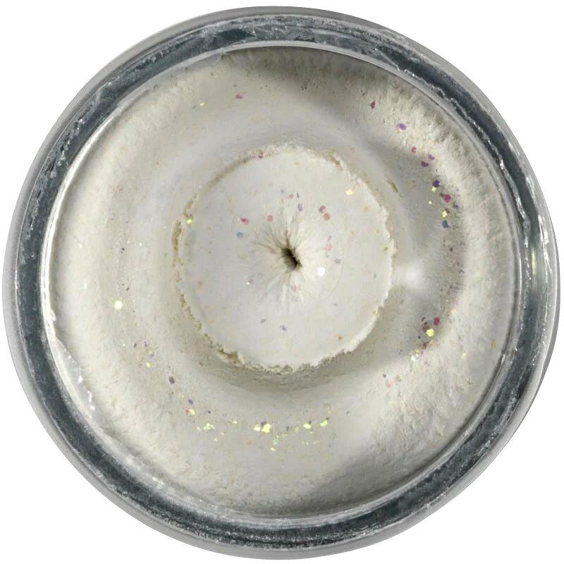  PowerBait® Sinking Glitter Trout Dough (White Glitter) 