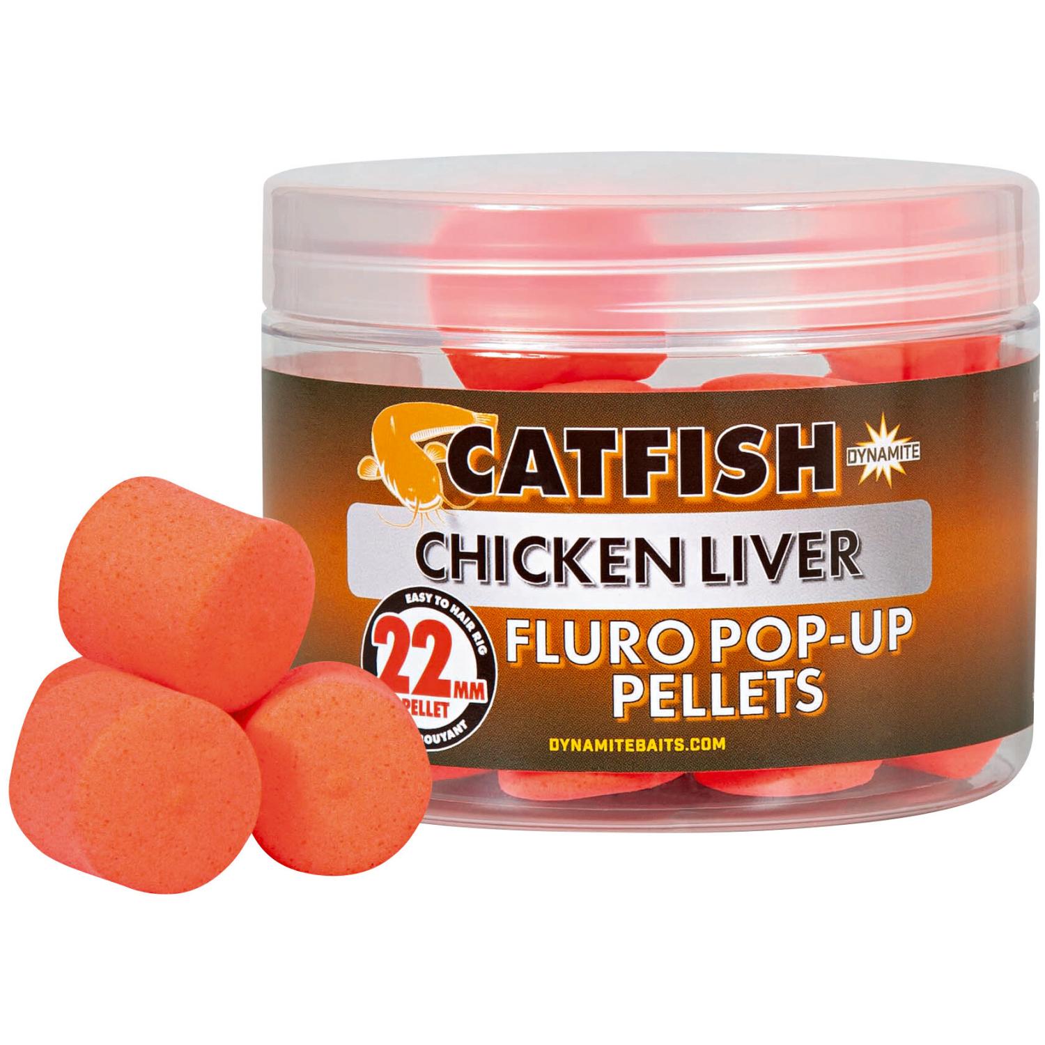 Chicken Liver Hook Pellets (Fluro Pop Ups) 